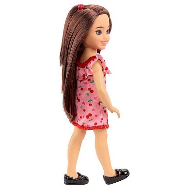 Barbie Chelsea Doll In Cherry-Print Dress