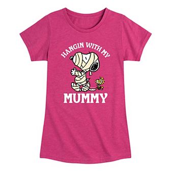 Girls 7-16 Peanuts With My Mummy Graphic Tee