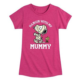 Girls 7-16 Peanuts With My Mummy Graphic Tee