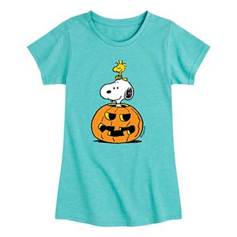 Girls 7-16 Peanuts Snoopy Pumpkin Graphic Tee