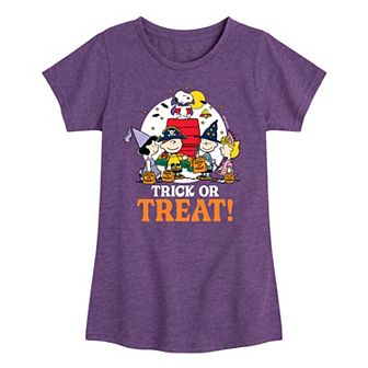 Girls 7-16 Peanuts Trick Or Treat Graphic Tee