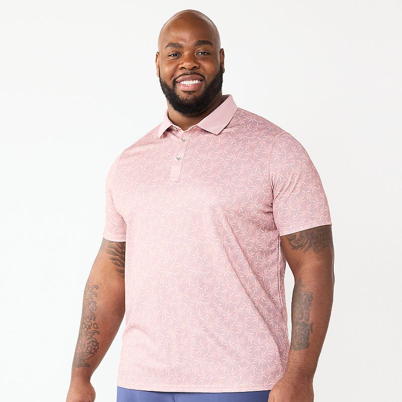 Big & Tall Apt. 9 Polo, Mens, Size: Large Tall, Med Pink