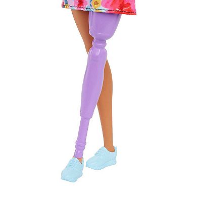 Barbie® Fashionista Pink Hair Prosthetic Leg Fashion Doll