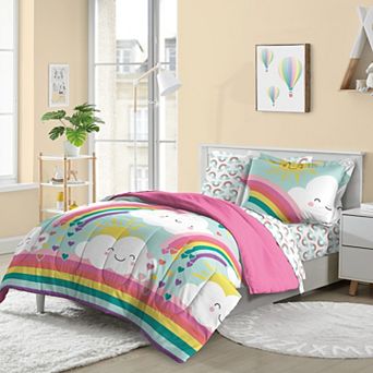 Dream Factory Rainbow Flare Comforter Set with Shams