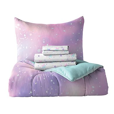 Dream Factory Twilight Comforter Set with Shams in Pink