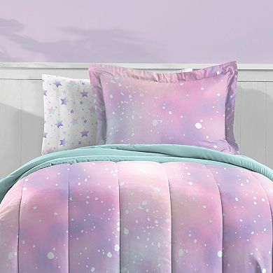 Dream Factory Twilight Comforter Set with Shams in Pink