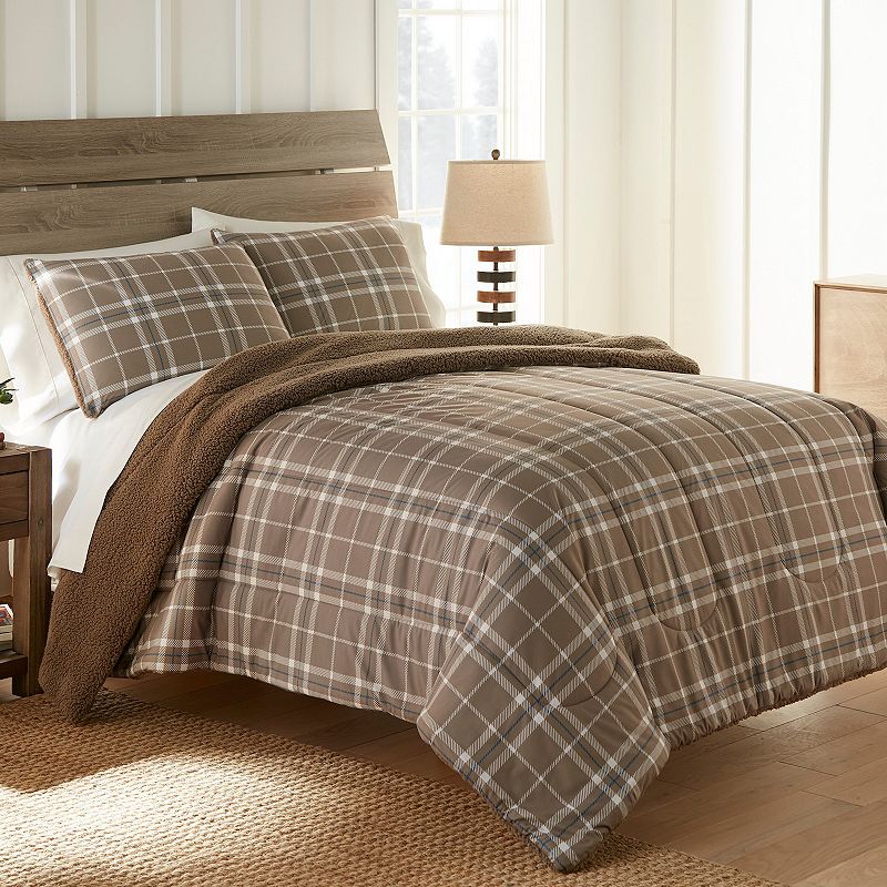 37796072 Micro Flannel Reverse To Sherpa Comforter Set with sku 37796072