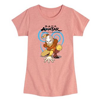 Girls 7-16 Avatar: The Last Airbender Aang Avatar State Tee