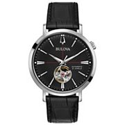 Bulova Men's Dress Leather Watch - 96B104