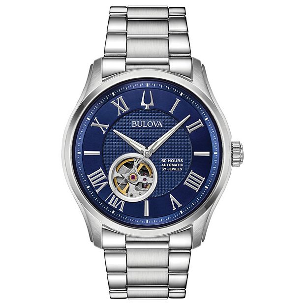 Bulova automatic 21 hot sale jewels blue