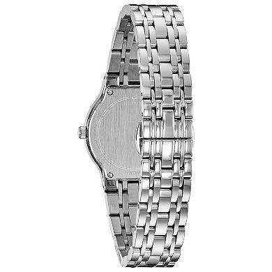 Bulova Women's Stainless Steel Diamond Accent Watch - 96P200