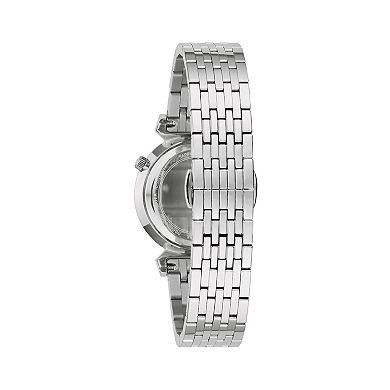 Bulova Women's Stainless Steel Diamond Accent Watch - 96P216
