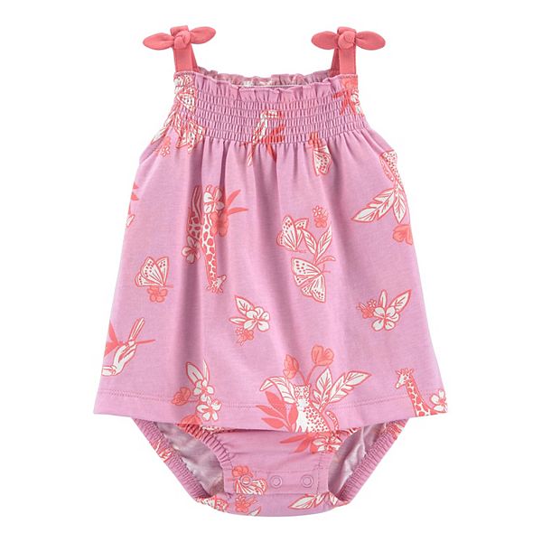 Baby Girl Carter's Butterfly Sunsuit