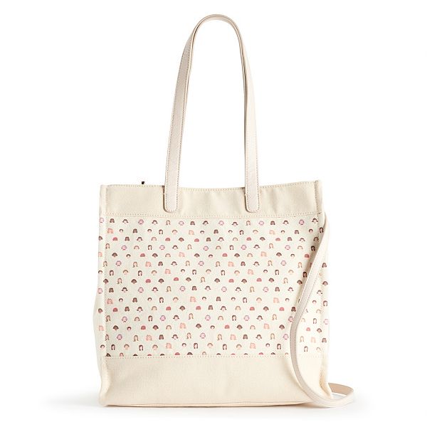 LC Lauren Conrad Presley Tote Bag, Light Grey