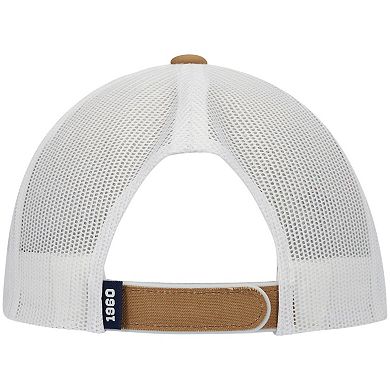 Men's HOOey Tan/White Dallas Cowboys Logo Trucker Snapback Hat