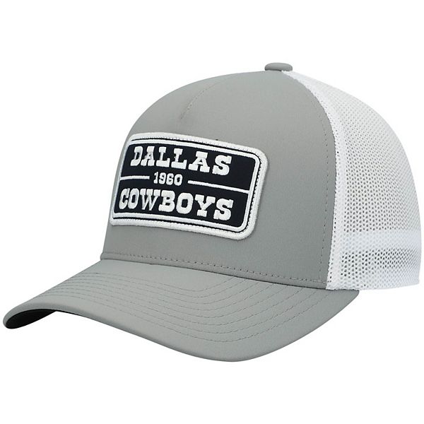 HOOey Men's HOOey Gray/White Dallas Cowboys Trucker Flex