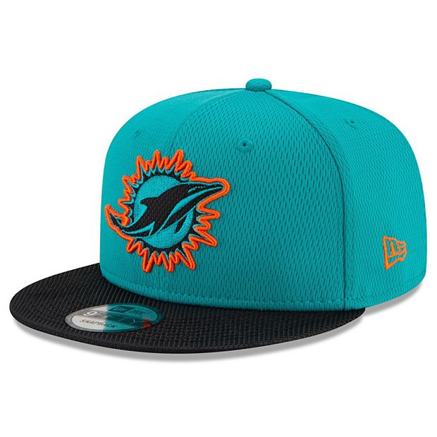 Miami Dolphins 2021 NFL SIDELINE HOME Aqua Fitted Hat