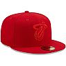 Men's New Era Scarlet Miami Heat Color Pack 59FIFTY Fitted Hat
