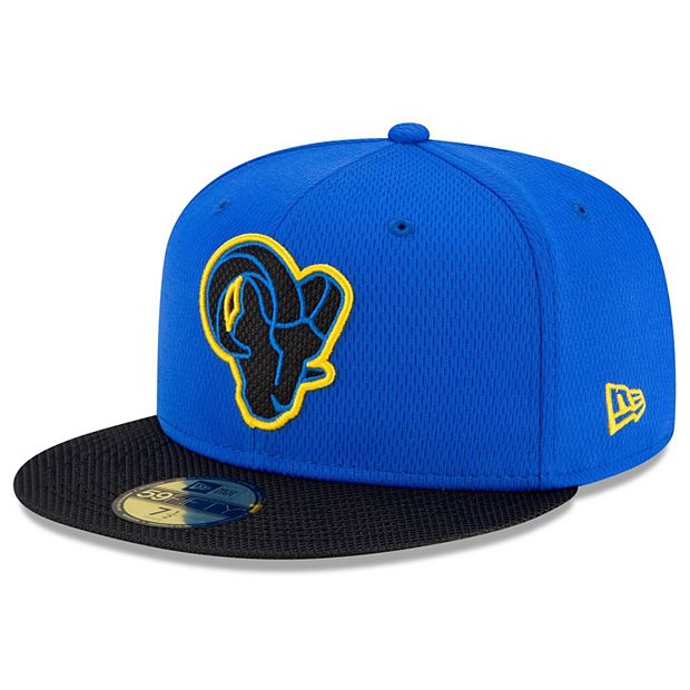 Men's Los Angeles Rams New Era Black 2021 NFL Sideline Road 39THIRTY Flex  Hat