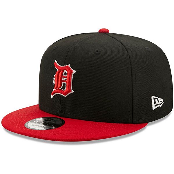 Detroit Tigers New Era 9Fifty 2Tone Color Pack Snapback Hat - Black/Red