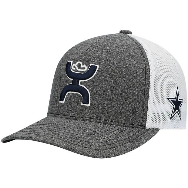 Men's Dallas Cowboys HOOey Gray/White Flex Hat