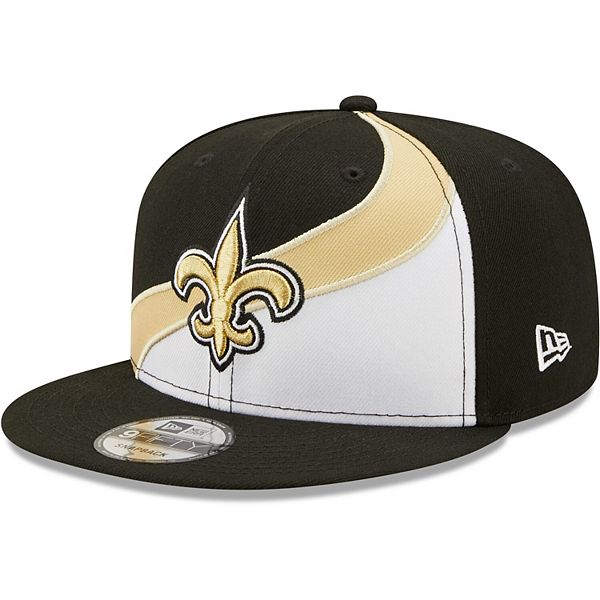 Men's New Era White New Orleans Saints Wave 9FIFTY Snapback Hat