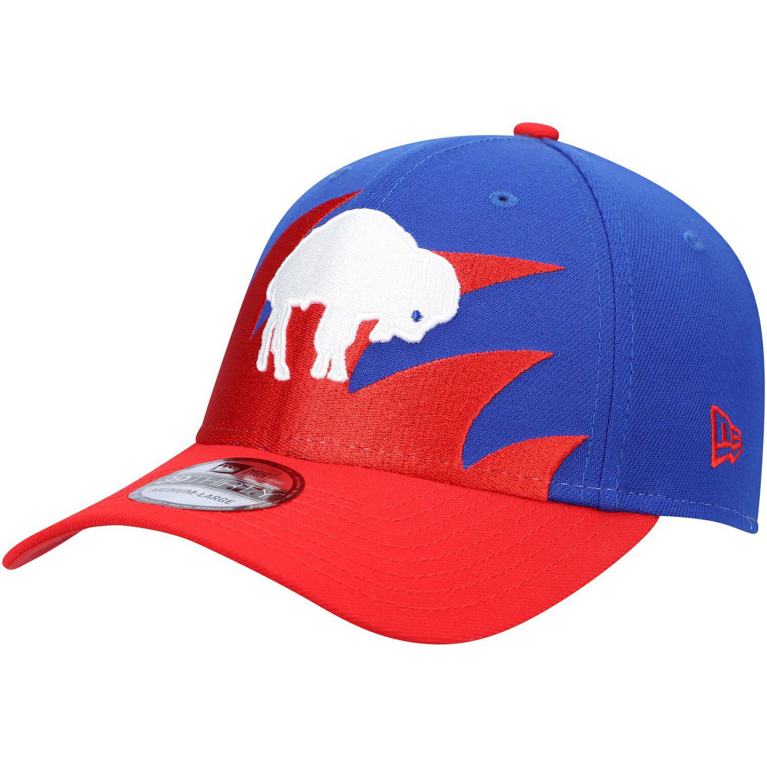 Buffalo Bills New Era Logo Elements 39THIRTY Flex Hat - White