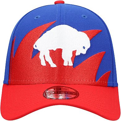 Men's New Era Royal/Red Buffalo Bills Surge 39THIRTY Flex Hat