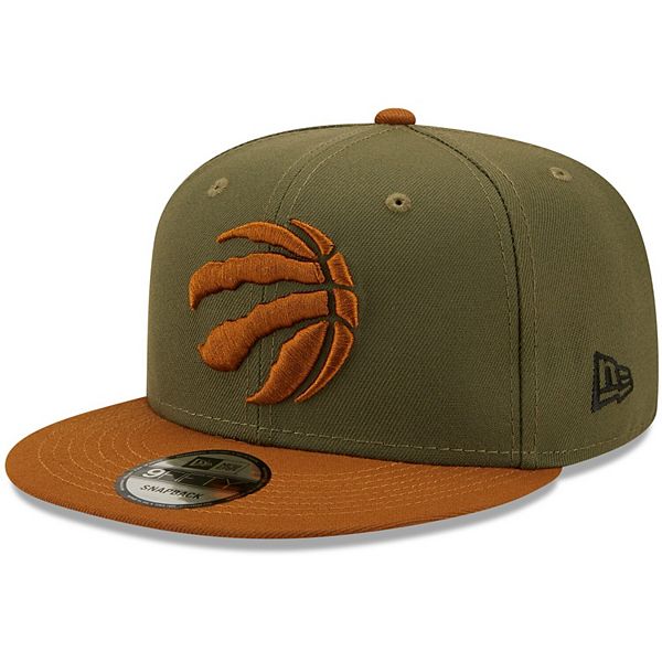 Men S New Era Olive Brown Toronto Raptors Color Pack 9fifty Snapback Hat