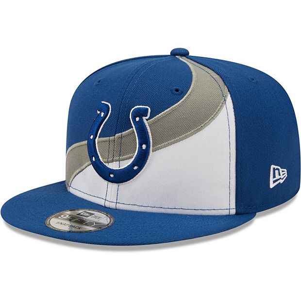 Men's New Era Indianapolis Colts Whiteout Golfer 9FIFTY Snapback Hat