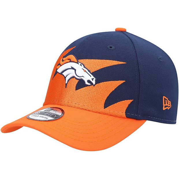 Youth Denver Broncos New Era Orange/Navy Surge 39THIRTY Flex Hat