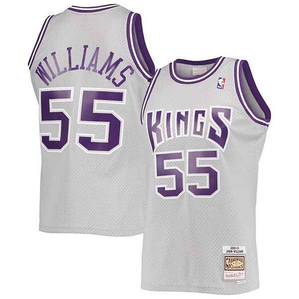 Jason Williams Sacramento Kings Throwback Basketball Jersey