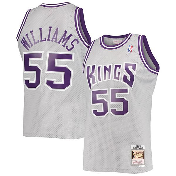 Vintage Jason Williams #55 Sacramento Kings Champion Jersey Black Mens Size 44