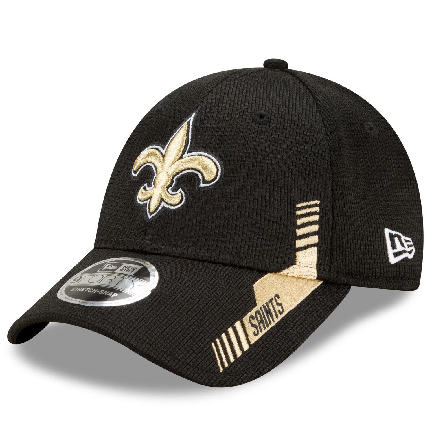 Men's New Era Black New Orleans Saints 2023 Sideline Cuffed Knit Hat With  Pom