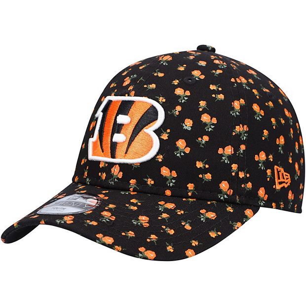 Women's New Era Gray Cincinnati Bengals Bouquet 9TWENTY Adjustable Hat