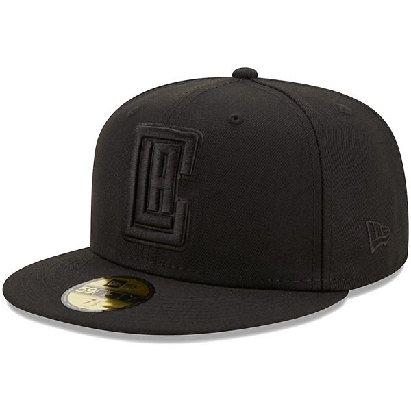 Men's New Era Black LA Clippers Team Color Pack 59FIFTY Fitted Hat