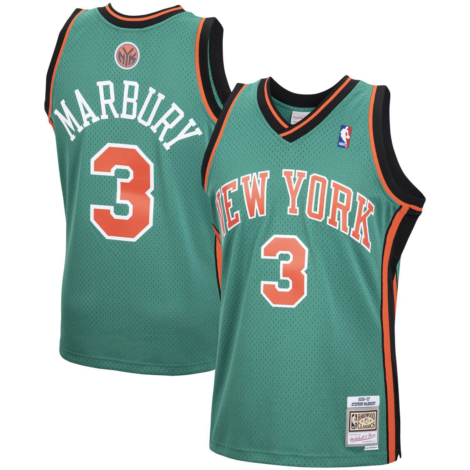 Stephon Marbury 3 New York Knicks 2005-06 Mitchell & Ness Road