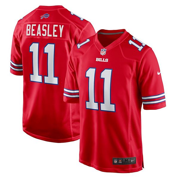 Men's Nike Cole Beasley Red Buffalo Bills Game Jersey