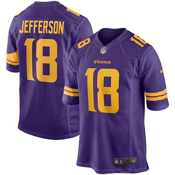 Men's Nike Justin Jefferson Purple Minnesota Vikings Alternate Game Jersey