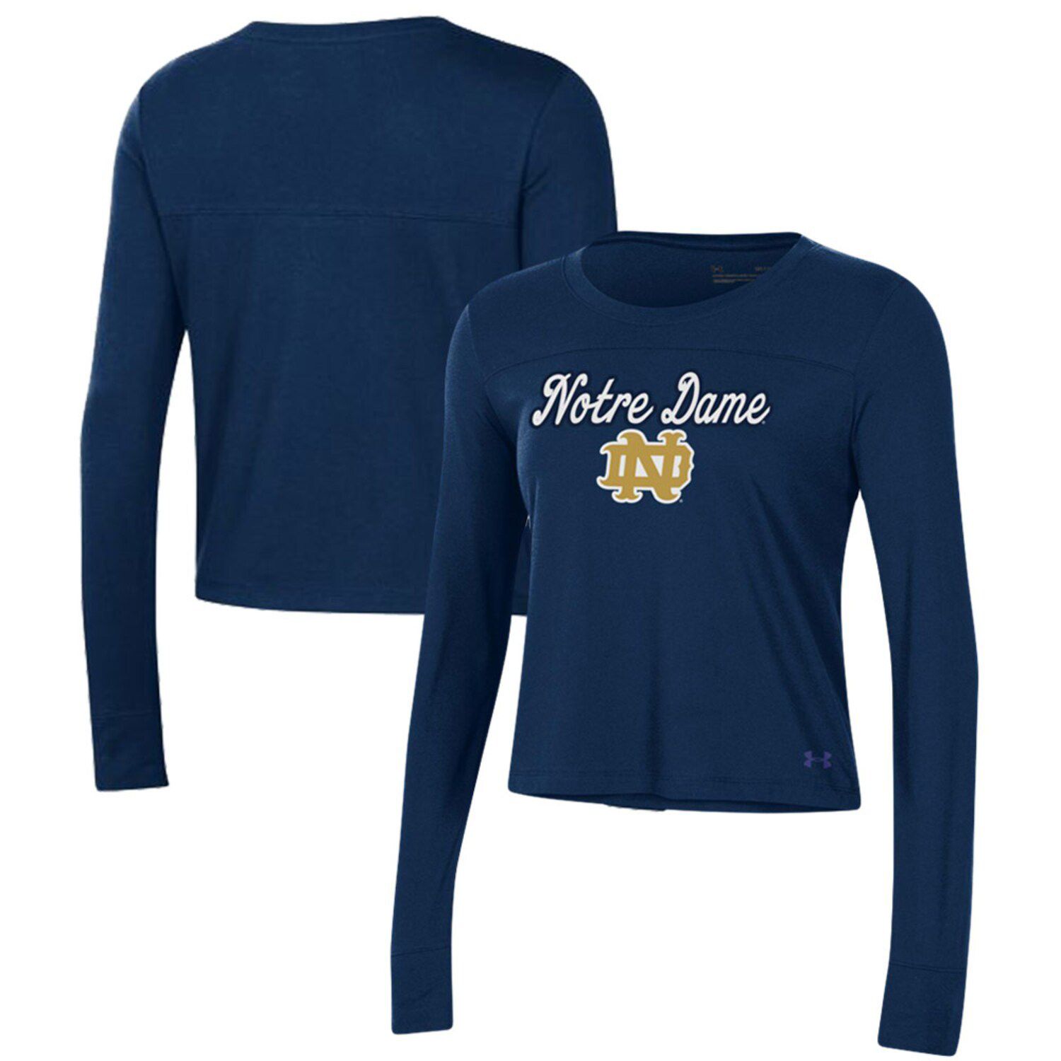 Notre dame cropped clearance sweatshirt