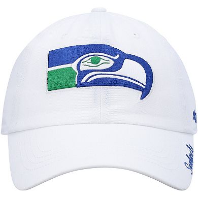Women's '47 White Seattle Seahawks Miata Clean Up Legacy Adjustable Hat