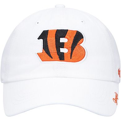 Women's '47 White Cincinnati Bengals Team Miata Clean Up Adjustable Hat