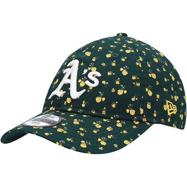 Youth New Era Green Oakland Athletics Bloom 9TWENTY Adjustable Hat