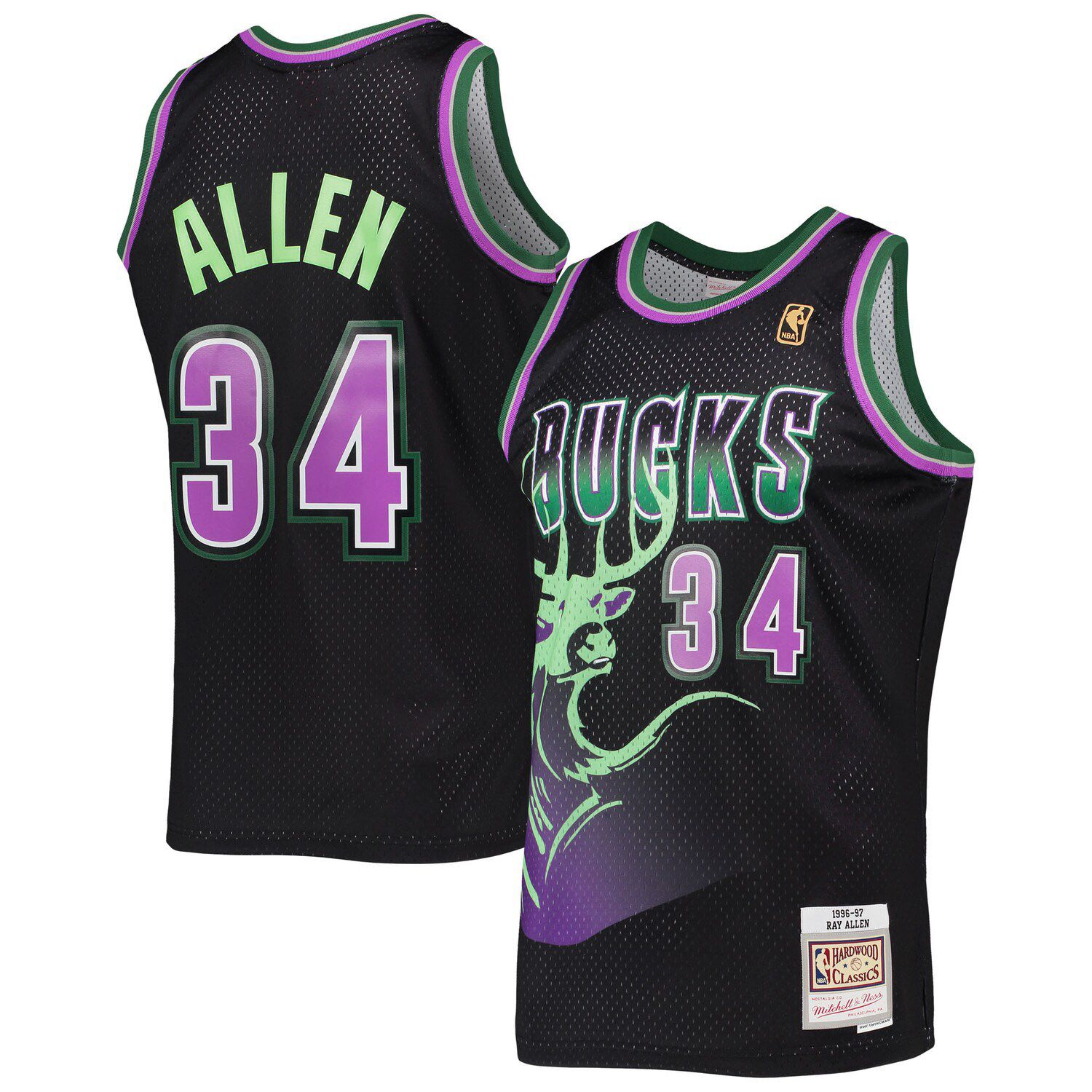 milwaukee bucks old jersey