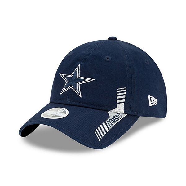 Girls Youth New Era Navy Dallas Cowboys 2021 NFL Sideline Home 9TWENTY  Adjustable Hat