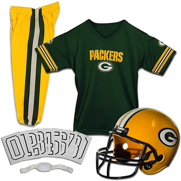 مطوية عن الماء Franklin Sports Green Bay Packers Football Uniform مطوية عن الماء