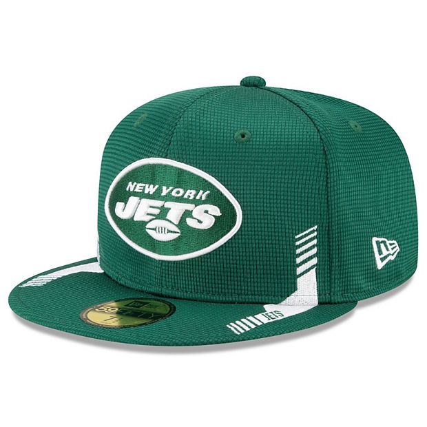 Men's New Era Green New York Jets 2021 NFL Sideline Home 59FIFTY Fitted Hat