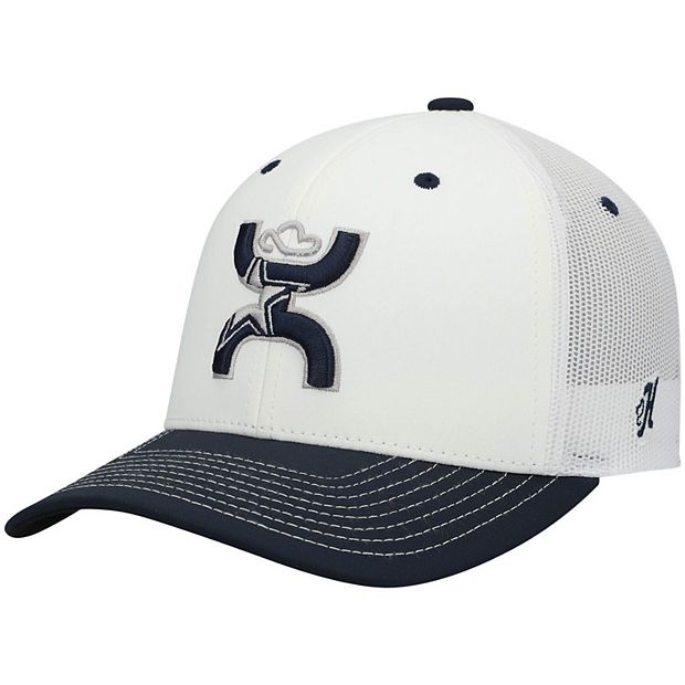 Men's Hooey White Dallas Cowboys All Mesh Trucker Adjustable Hat