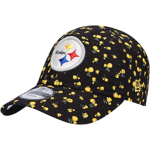 Pittsburgh Steelers Women's Floral 9TWENTY Adjustable Hat