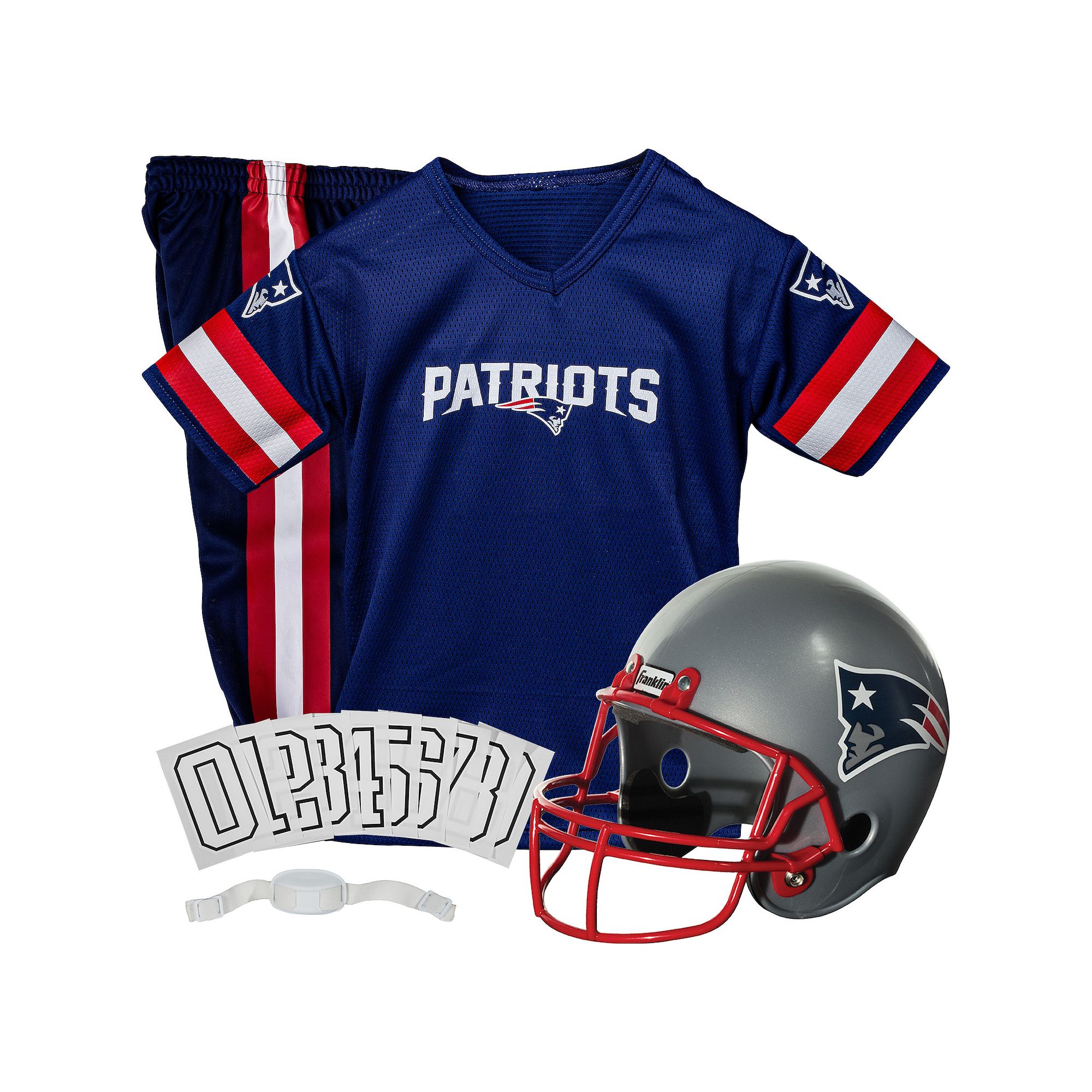 Franklin Sports New England Patriots 3-pc. Football Uniform, Team